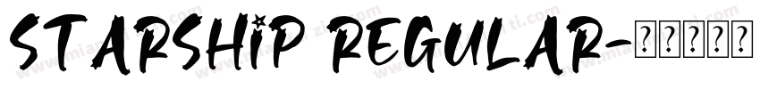 Starship Regular字体转换